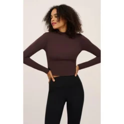 Yogalicious Womens 2 Pack Zenly Evelyn Long Sleeve Mock Neck Crop Top -Lady Clothing Store GUEST 01ae7f82 fa9c 4c31 9dd6 f4f14ecdfc4b