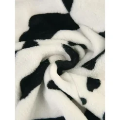 Agnes Orinda Women's Plus Size Flannel Cow Print Self Tie Waist Mid-Length Robe 12 Agnes Orinda Women's Plus Size Flannel Cow Print Self Tie Waist Mid-Length Robe -Lady Clothing Store GUEST 01f9e5fb 0341 4587 a6bf 540606652197