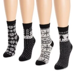 MUK LUKS Women's 4 Pair Pack Holiday Boot Fall -Lady Clothing Store GUEST 03e9b897 5765 42a5 87fc 6a0b9bce827d