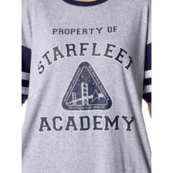 Star Trek Womens' Property Of Starfleet Academy Nightgown Pajama Shirt Grey -Lady Clothing Store GUEST 0666cd27 97a6 4fcf b26d 097a2b021b7a