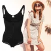 Unique Bargains Women Shapewear Tummy Control Full Bust Bodysuit Butt Lifter Thigh Slimmer With Zipper
