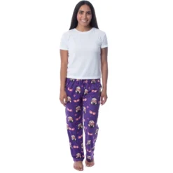 Harry Potter Womens' Luna Lovegood Glasses Chibi Allover Print Pajama Pants Purple -Lady Clothing Store GUEST 072c88f1 be0d 4098 a964 823a38e1dd5f