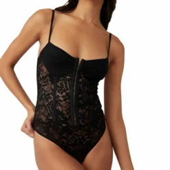 Free People Intimately FP Women's Lace Night Rhythm Bodysuit -Lady Clothing Store GUEST 08bc3864 8516 411b a596 b794cbe237ea