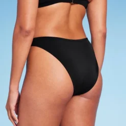 Women's Cinch Detail High Leg Bikini Bottom - Shade & Shore™ Black -Lady Clothing Store GUEST 09a54ced cecb 4943 ba74 73cb745e7b91