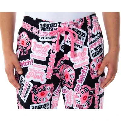 Mean Girls Womens' Burn Book Sleep Lounge Pajama Pants 4 Mean Girls Womens' Burn Book Sleep Lounge Pajama Pants - Image 2