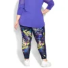 Women's Plus Size Print Detail Legging - Black | AVENUE LEISURE -Lady Clothing Store GUEST 0b2fe981 9adc 41a2 85f9 f1a86aac2a1d