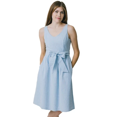 Hope & Henry Womens' A-Line Dress With Waist Sash 10 Hope & Henry Womens' A-Line Dress With Waist Sash - Image 8