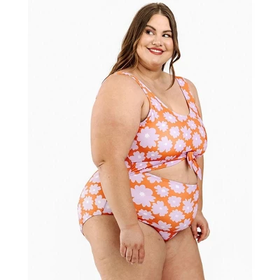 Lime Ricki Women's Daphne Knotted One-Piece 4 Lime Ricki Women's Daphne Knotted One-Piece - Image 2