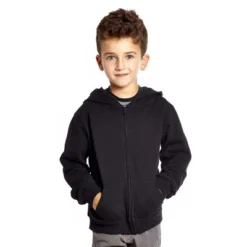 Leveret Kids Zipper Cotton Solid Color Hoodie -Lady Clothing Store GUEST 1070b0ca 5f82 454f 8cf3 eb38caf9e195