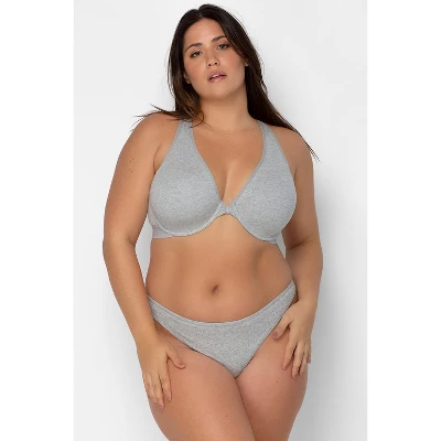 Smart & Sexy Women's Comfort Cotton Front & Back Close Racerback Bra 5 Smart & Sexy Women's Comfort Cotton Front & Back Close Racerback Bra - Image 3