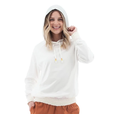 Aventura Clothing Women's Nevis Raglan Long Sleeve Hooded Pullover Sweatshirt 9 Aventura Clothing Women's Nevis Raglan Long Sleeve Hooded Pullover Sweatshirt - Image 7