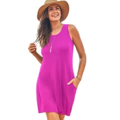 Swimsuits For All Women’s Plus Size Jordan Pocket Cover Up Dress -Lady Clothing Store GUEST 130d4f61 bd05 4a9c 8a04 115402c927f3