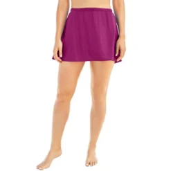 Swim 365 Women’s Plus Size A-Line Swim Skirt With Built-In Brief -Lady Clothing Store GUEST 13cdfd92 6c7f 4308 8e83 bd9f5bc497f8