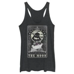 Women's The Nightmare Before Christmas Halloween Oogie Boogie And His Boys Moon Tarot Card Racerback Tank Top -Lady Clothing Store GUEST 14478c7d 9d34 44e3 ade0 8f70df89b233