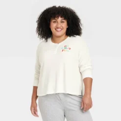 Women's Oh What Fun Matching Family Thermal Pajama Top - Wondershop™ White 11 Women's Oh What Fun Matching Family Thermal Pajama Top - Wondershop™ White -Lady Clothing Store GUEST 144c802f 2414 455d 9bf5 b8fc5746c248