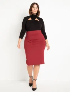 ELOQUII Women’s Plus Size Neoprene Pencil Skirt -Lady Clothing Store GUEST 1632cc44 ebbb 4ff0 b67f df4a23bffb77