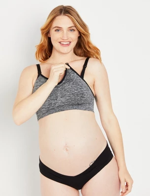 Full Coverage Seamless Nursing & Maternity Bra (D+ Cup Sizes) | Motherhood Maternity 5 Full Coverage Seamless Nursing & Maternity Bra (D+ Cup Sizes) | Motherhood Maternity - Image 3