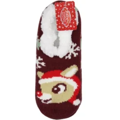 Rudolph The Red-Nosed Reindeer Christmas Holiday Slipper Socks No-Slip Sole -Lady Clothing Store GUEST 17ee8b24 73fc 4d0c b51b 380b0140b9c8