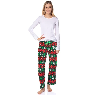Sesame Street Womens' Elmo Ugly Christmas Sweater Pajama Lounge Pants 3 Sesame Street Womens' Elmo Ugly Christmas Sweater Pajama Lounge Pants