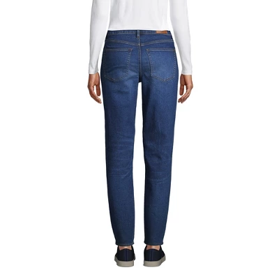 Lands' End Women's Recover Mid Rise Boyfriend Blue Jeans 3 Lands' End Women's Recover Mid Rise Boyfriend Blue Jeans