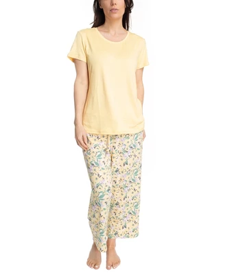 MUK LUKS Womens 2 Piece Feel Good Pajama Set 6 MUK LUKS Womens 2 Piece Feel Good Pajama Set - Image 4