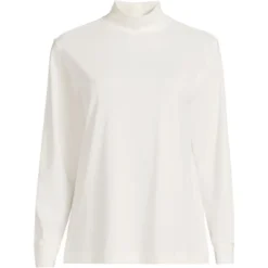 Lands' End Women's Plus Size Long Sleeve Super T Mock -Lady Clothing Store GUEST 1aaefb59 afb6 489b bf73 a5cd707fb03d