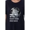 Star Wars Womens' Love You To The Death Star And Back Sleep Pajama Shirt Black -Lady Clothing Store GUEST 1b5c6c42 6f55 42ed a890 c4cb85fd4a4d