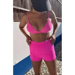 Women's Ally Boy Short With Pockets - MIGA Swimwear