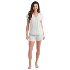 Softies - Piper - Cap Sleeve Short PJ Set With Contrast Piping -Lady Clothing Store GUEST 1c59e51d 0a74 43db 8d99 cab3ea18b6f0