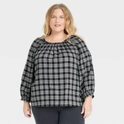 Women's Elbow Sleeve Popover Top - Knox Rose™ -Lady Clothing Store GUEST 1fee4461 4345 4e49 aba0 38bf8d1e0d21