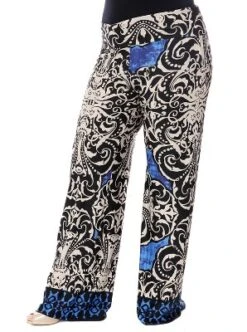 Women's Plus Size Printed Palazzo Pants - White Mark -Lady Clothing Store GUEST 206ac0ba 3e15 481b a5f1 2f24fc3b9e6d