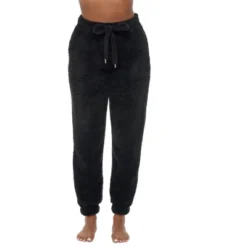 Women's Fuzzy Fleece Pajama Pants, Joggers With Drawstring, Elastic Waist -Lady Clothing Store GUEST 219039a9 9eb1 46c9 9e1f c96eec996cfc