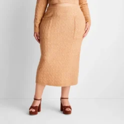 Women's High-Rise Midi Sweater Skirt - Future Collective™ With Reese Blutstein -Lady Clothing Store GUEST 21df6f1b cdd2 40fa a8a2 9438e277e429