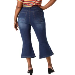 Agnes Orinda Plus Size Jeans For Women Side Slit Bootcut Button Decor Wide Leg Skinny Denim Pants 11 Agnes Orinda Plus Size Jeans For Women Side Slit Bootcut Button Decor Wide Leg Skinny Denim Pants -Lady Clothing Store GUEST 2218bd81 9a3b 444c a842 fe23c1b5b411