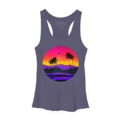 Women's Design By Humans The Color Of Paradise By Clingcling Racerback Tank Top -Lady Clothing Store GUEST 229612ab c805 488b b070 7017ca736df8