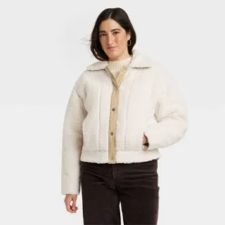Women's Utility Faux Fur Jacket - Universal Thread™ White 8 Women's Utility Faux Fur Jacket - Universal Thread™ White -Lady Clothing Store GUEST 2469a5dc 9ee1 4f40 be8f c578c039c4e3