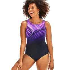 Swimsuits For All Women’s Plus Size Chlorine Resistant High Neck One Piece Swimsuit -Lady Clothing Store GUEST 27708439 e853 49c4 a50b 4769343d946a