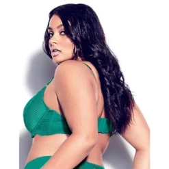 Women's Plus Size Marilyn Demi Underwire Bra - Lapis | FOX & ROYAL