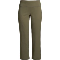 Lands' End Lands' End Women's Tall Active Crop Yoga Pants -Lady Clothing Store GUEST 2a34e9a0 8798 4259 9894 12f415f8f635