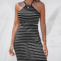 Women's Striped Cami Backless Mini Dress - Cupshe -Lady Clothing Store GUEST 2cf74332 0b02 47a4 9d14 185e51023227