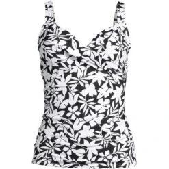 Lands' End Women's Wrap Underwire Tankini Top Swimsuit -Lady Clothing Store GUEST 316ef0da a50e 44c9 aa55 e74e12d1d0a5