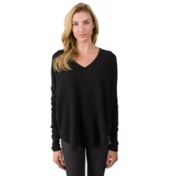 J CASHMERE Women's 100% Cashmere Long Sleeve Slouchy Pullover V-neck Raglan Sweater -Lady Clothing Store GUEST 318f506e 7e59 4f0e bea4 b634e2ef9bce