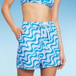 Women's 5" Board Swim Shorts - Wild Fable™ Multi Blue Swirl Print -Lady Clothing Store GUEST 31d50ee2 833a 4bc7 ab94 e162d7befcf4