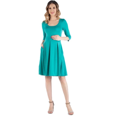Fit And Flare Masternity Dress 10 Fit And Flare Masternity Dress - Image 8