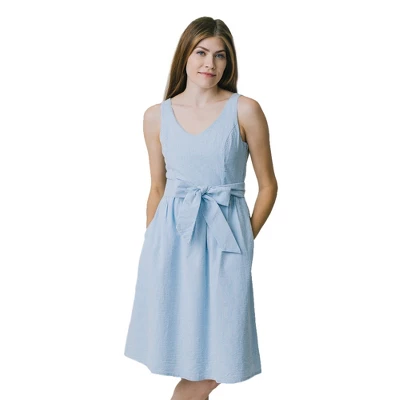 Hope & Henry Womens' A-Line Dress With Waist Sash 9 Hope & Henry Womens' A-Line Dress With Waist Sash - Image 7