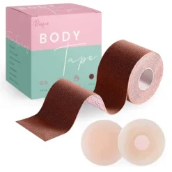 Risque Breast Lift Tape + 1 Free Pair Of Reusable Nipple Covers, Boob Tape For Push Up & Shape, Waterproof & Sweat-Proof Body Tape, 1ct -Lady Clothing Store GUEST 33c76f28 885f 4632 ae12 fbfd1297298b