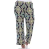 Women's Plus Size Printed Palazzo Pants - White Mark -Lady Clothing Store GUEST 368b51a0 e906 45c4 bbb7 e9a90dfcc6c9