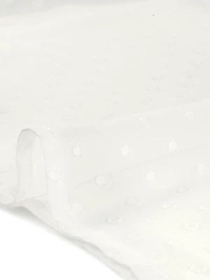 Allegra K Women's Lace Crochet Crew Neck Casual Swiss Dots Chiffon Blouses 6 Allegra K Women's Lace Crochet Crew Neck Casual Swiss Dots Chiffon Blouses - Image 4