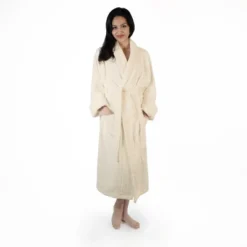 Women's Ultra-Absorbent Cotton Bathrobe By Blue Nile Mills -Lady Clothing Store GUEST 382ef48c 0432 4748 b440 150128487bf8
