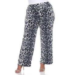 Women's Plus Size Printed Palazzo Pants - White Mark -Lady Clothing Store GUEST 386e87aa ec0b 45ab 8b8b 8ba4d9354be5